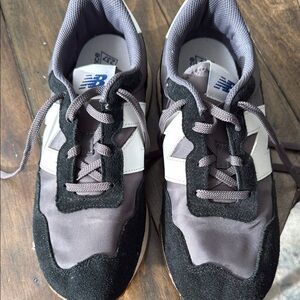 New Balance 237 Black, Gray, and White Athletic Shoes